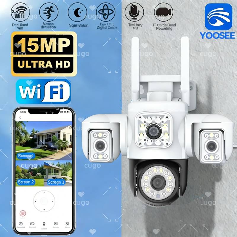 Home Office Email - Telecamera WiFi PTZ 15MP con Quattro