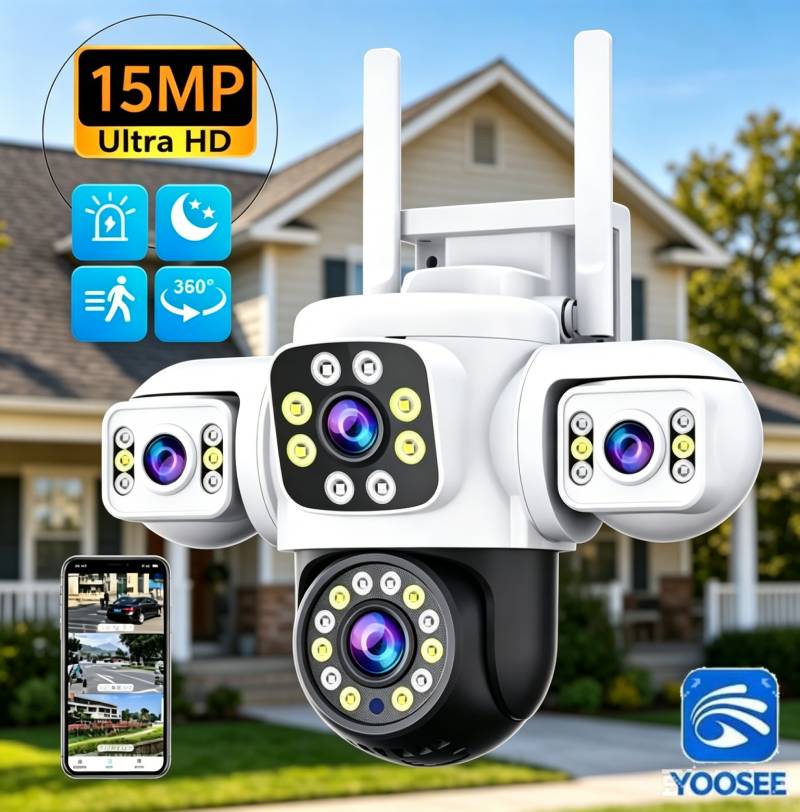 Home Office Email - Telecamera IP PTZ WiFi Yoosee 6K