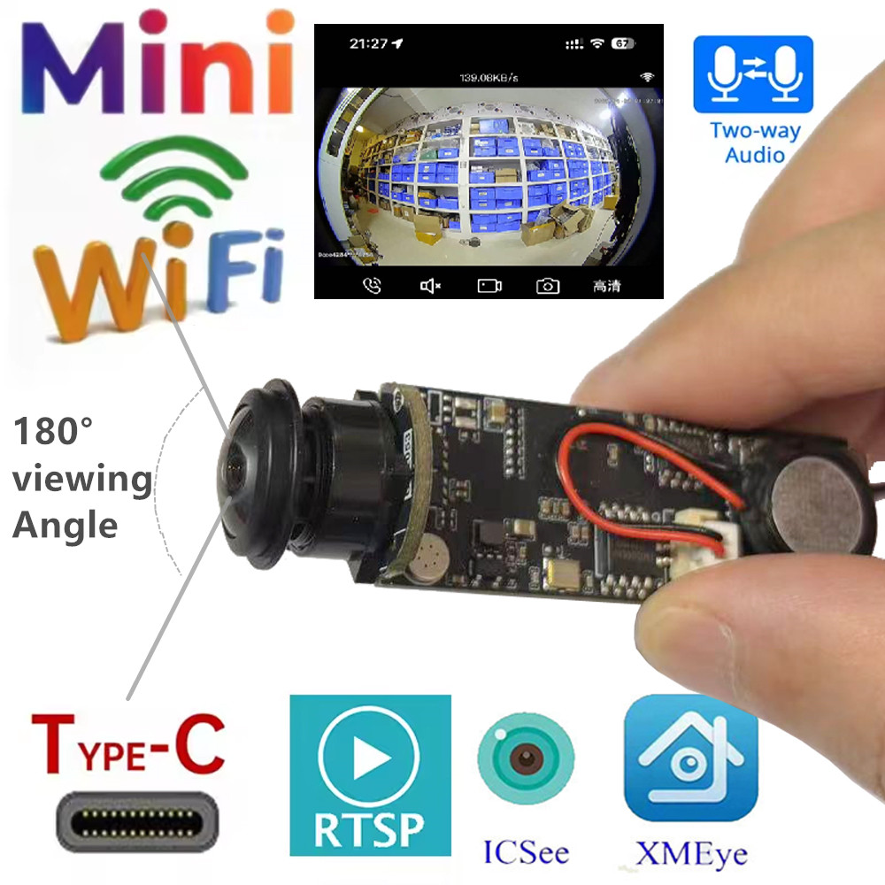 Home Office Email - Mini Telecamera WiFi HD Modulo Fai-da-Te