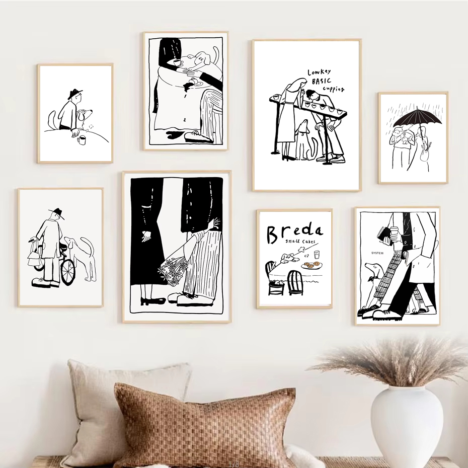 1pc Scandinavo Minimalista Art - Home Office Romance Manga recensione e prezzo