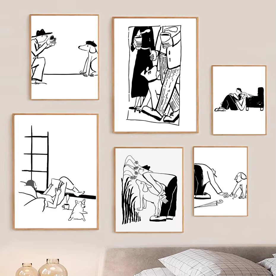 1pc Scandinavo Minimalista Art - Home Office Romance Manga recensione e prezzo
