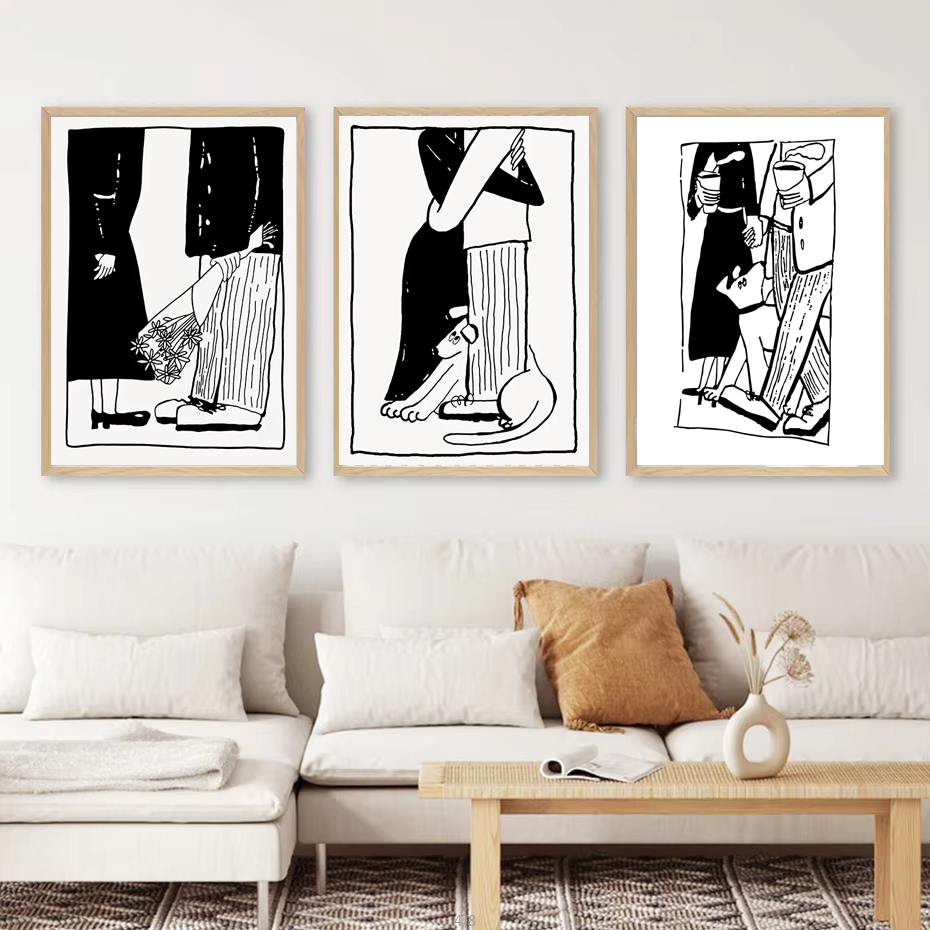 1pc Scandinavo Minimalista Art - Home Office Romance Manga recensione e prezzo