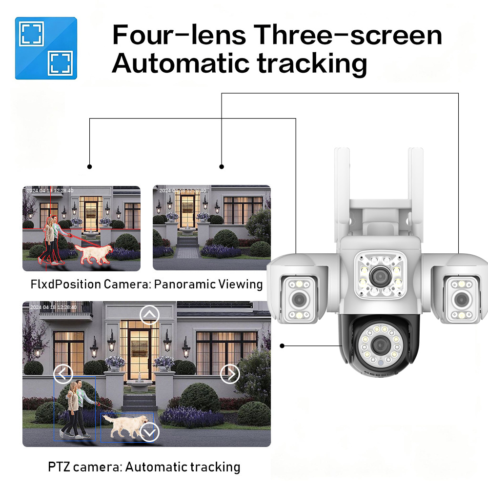 Telecamera WiFi PTZ 15MP con Q - Home Office Email recensione e prezzo