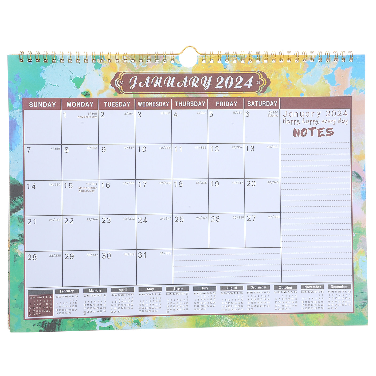 Calendario da parete grande 20 - Home Office 2024 recensione e prezzo