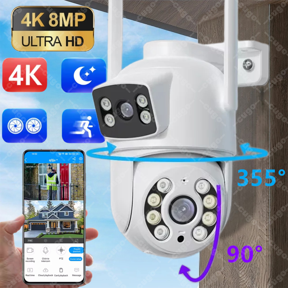 Telecamera WiFi 4K 8MP PTZ da  - Home Office Email recensione e prezzo