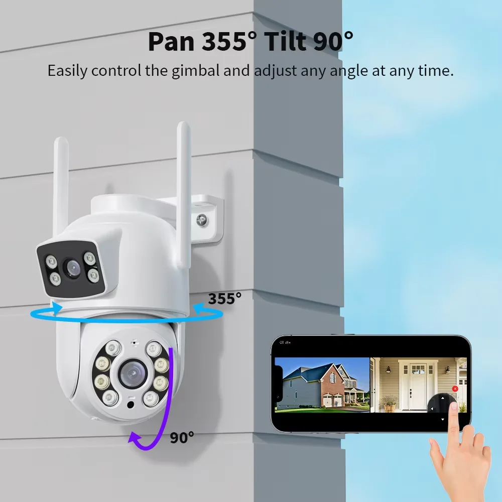 Telecamera WiFi 4K 8MP PTZ da  - Home Office Email recensione e prezzo